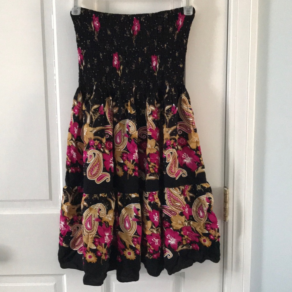 strapless dress